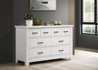 LILOLA LIVING Cassini White 6-Drawer Dresser