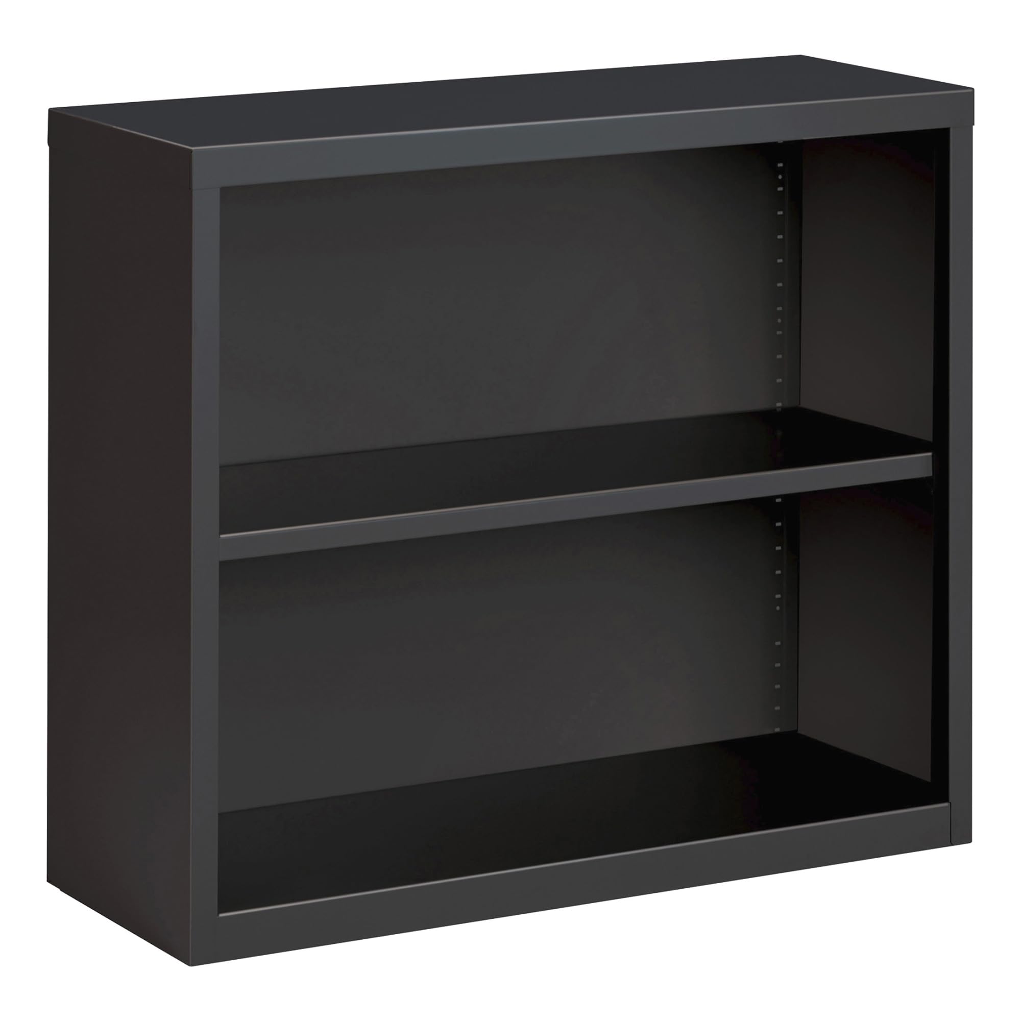 Lorell Fortress Series Charcoal Bookcase, 34.5" X 13.6" X 30"