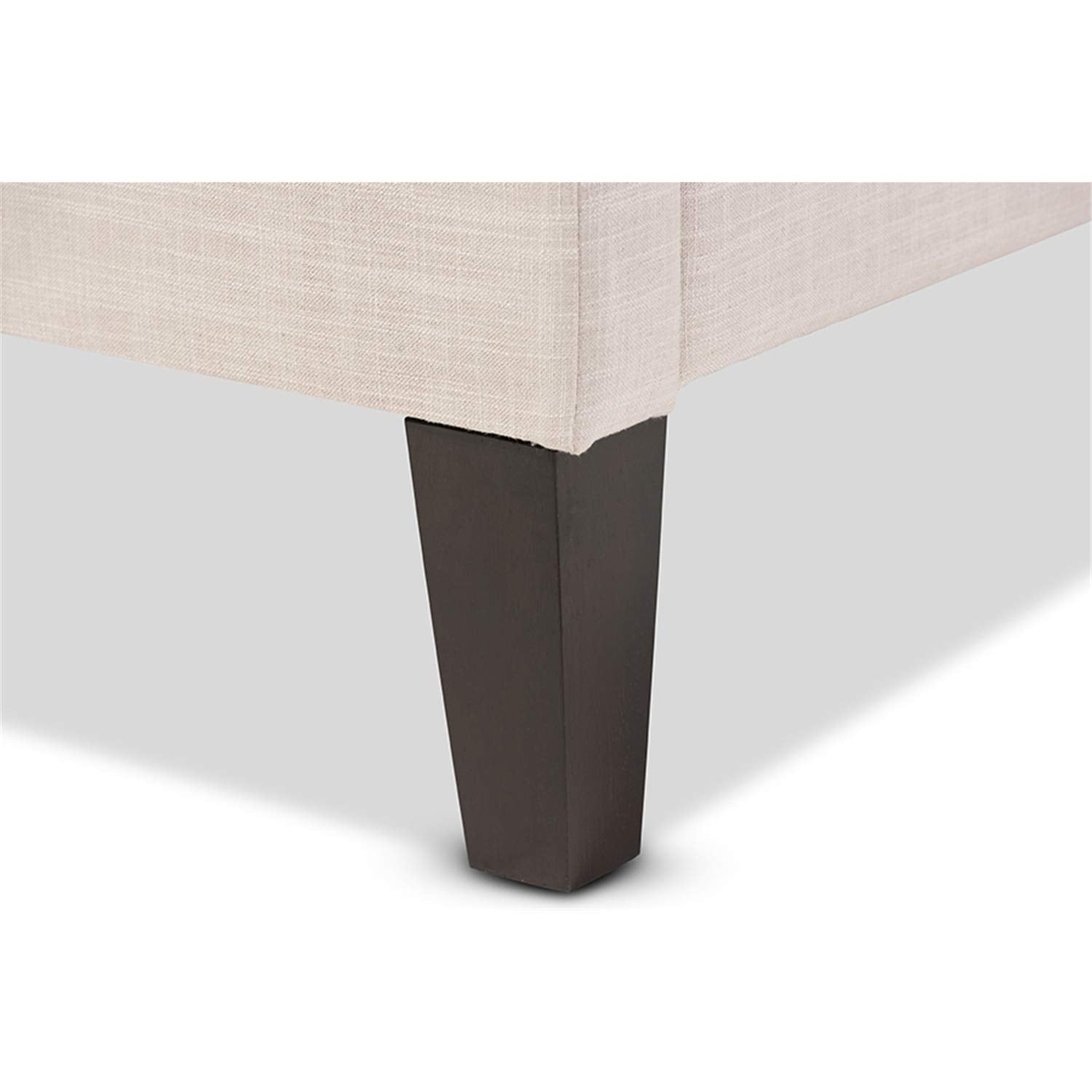 Baxton Studio Lancashire King Bed In White