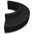 Flash Furniture HERCULES Alon Series Black LeatherSoft Reception Configuration, 4 Pieces