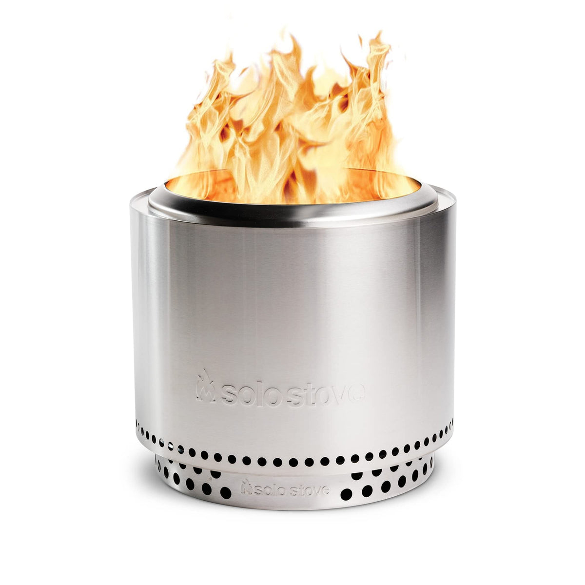 Solo Stove Bonfire 2.0 With Stand, Smokeless Fire Pit  Wood Burning Fireplaces W/Removable Ash Pan, Portable Outdoor Firepit - F