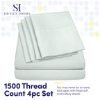 Twin Xl Size Bed Sheets - 4 Piece 1500 Supreme Collection Fine Brushed Microfiber Deep Pocket Twin X-Large Sheet Set Bedding - 1 Extra Pillow Cases, Great Value, Twin Xl, Mint