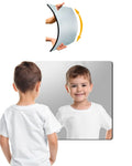 UNBREAKABL MIRO Unbreakable Plexiglass Acrylic Mirror for Kids,1 PCS 8x8,Shatterproof Safe Mirror for Wall,Used for Hand Makeup 
