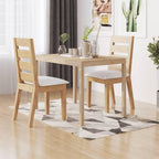 Vidaxl Dining Table In Scandinavian Style, Solid Acacia Wood With Brushed Finish, Stable And Durable Build, 43.3"X27.6"X29.5" Size - Perfect For Family Dining