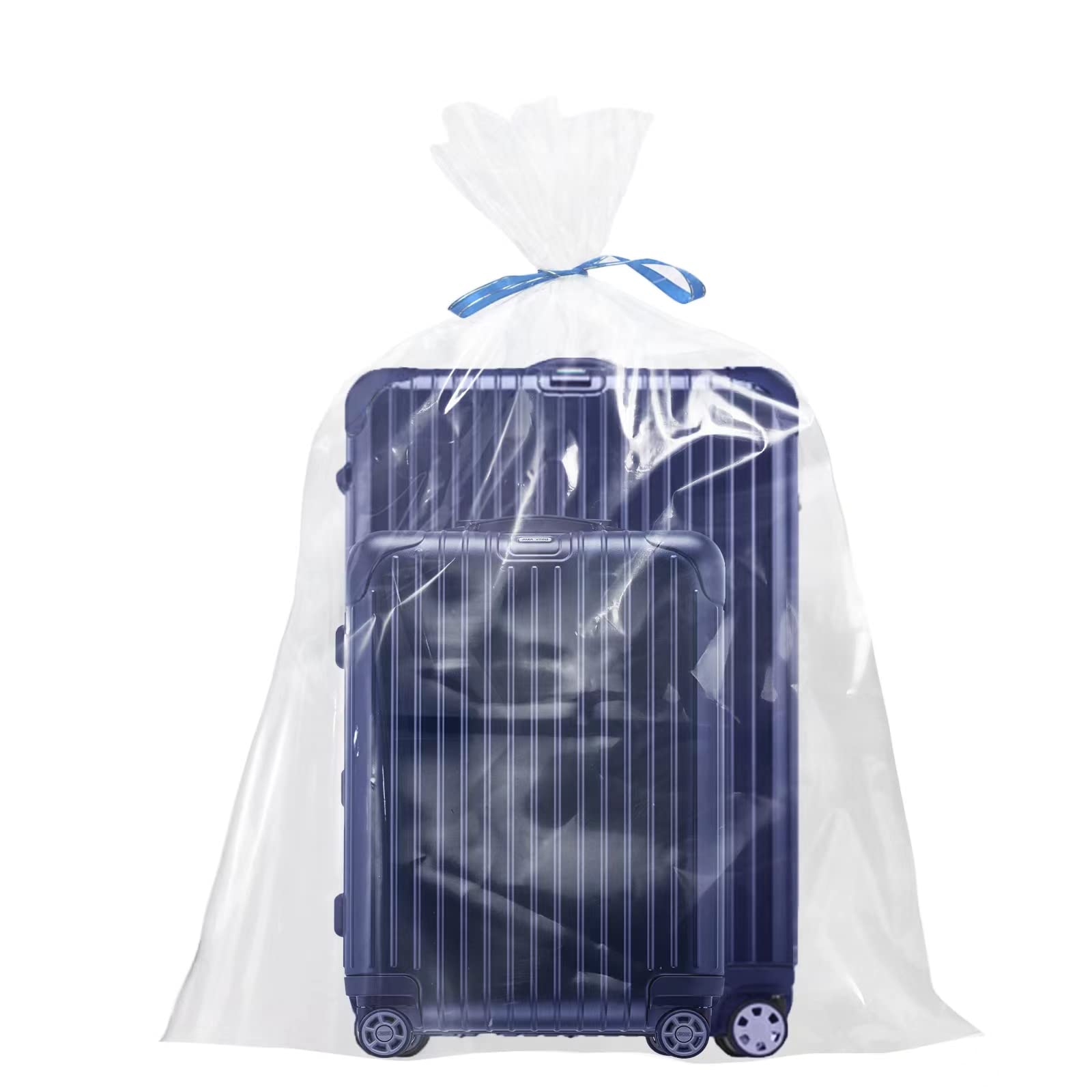 Xsourcer Jumbo Clear Storage Bags, Pack of 6, 40 x 60 XXL, Waterproof Luggage Bags for Comforter Blanket Suitcase, Large Heavy D