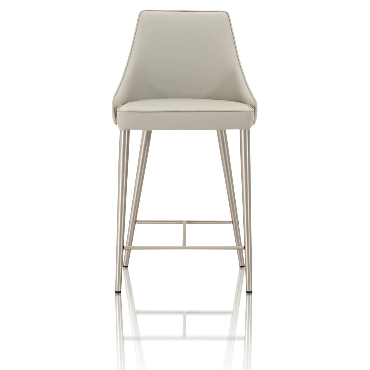 Star International Furniture Ivy Counter Stool, Light Grey