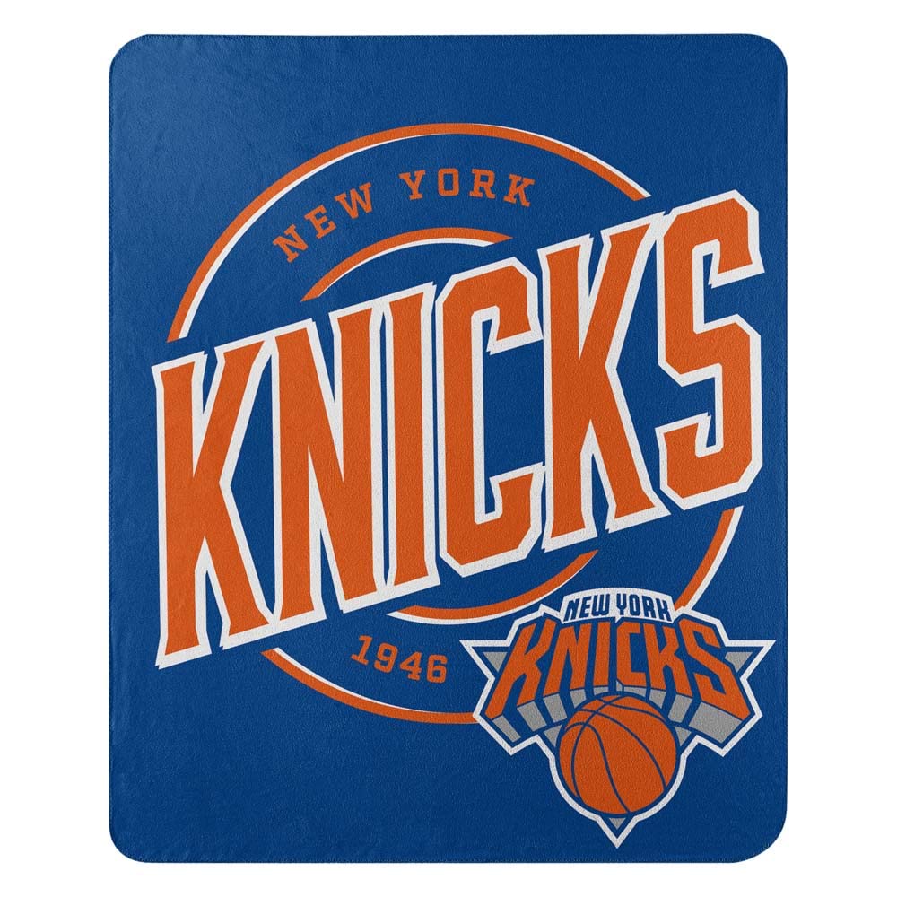 Northwest Nba New York Knicks Unisex-Adult Fleece Throw Blanket, 50 X 60, Campaign