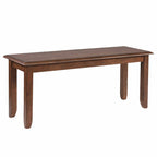 Sunset Trading Brook 42" Amish Brown | Solid Wood Dining Bench