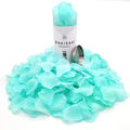 WAKISAKI Ready-to-use, Scented, Artificial Aqua Blue Rose Petals for Weddings, Flower Petals for Romantic Night Decorations, Eng
