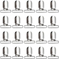 RayTour 20 Pieces Men Suspender Clips Heavy Duty Bed Sheet Fasteners Clips Sheet Straps Holder Fasteners Clips