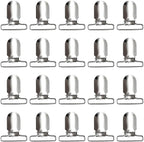 RayTour 20 Pieces Men Suspender Clips Heavy Duty Bed Sheet Fasteners Clips Sheet Straps Holder Fasteners Clips