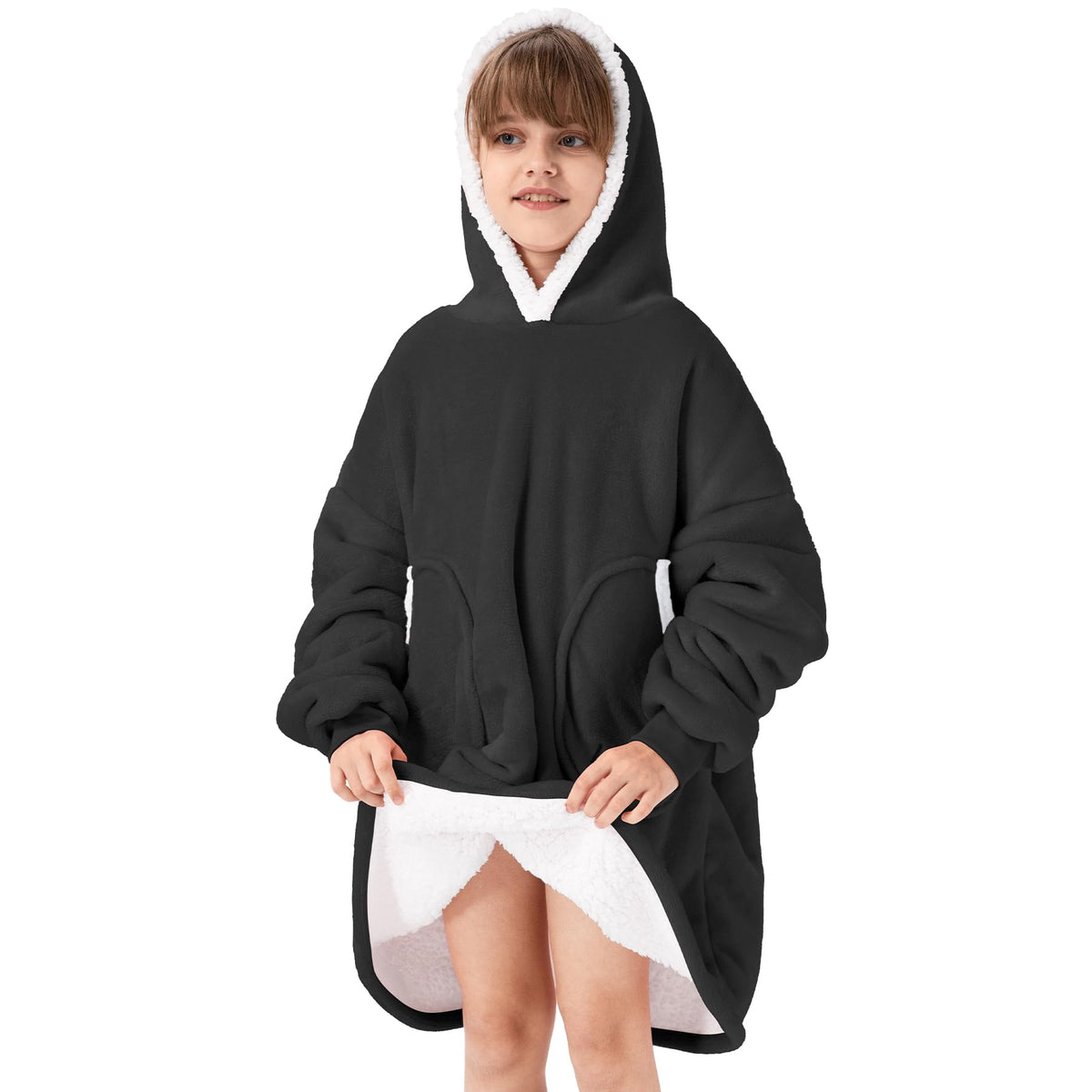 Zando Blanket Hoodie For Kids Cat Blanket Hoodie Wearable Blanket Kids Oversized Blanket Hoodie Sweatshirt Blanket Comfy Blanket