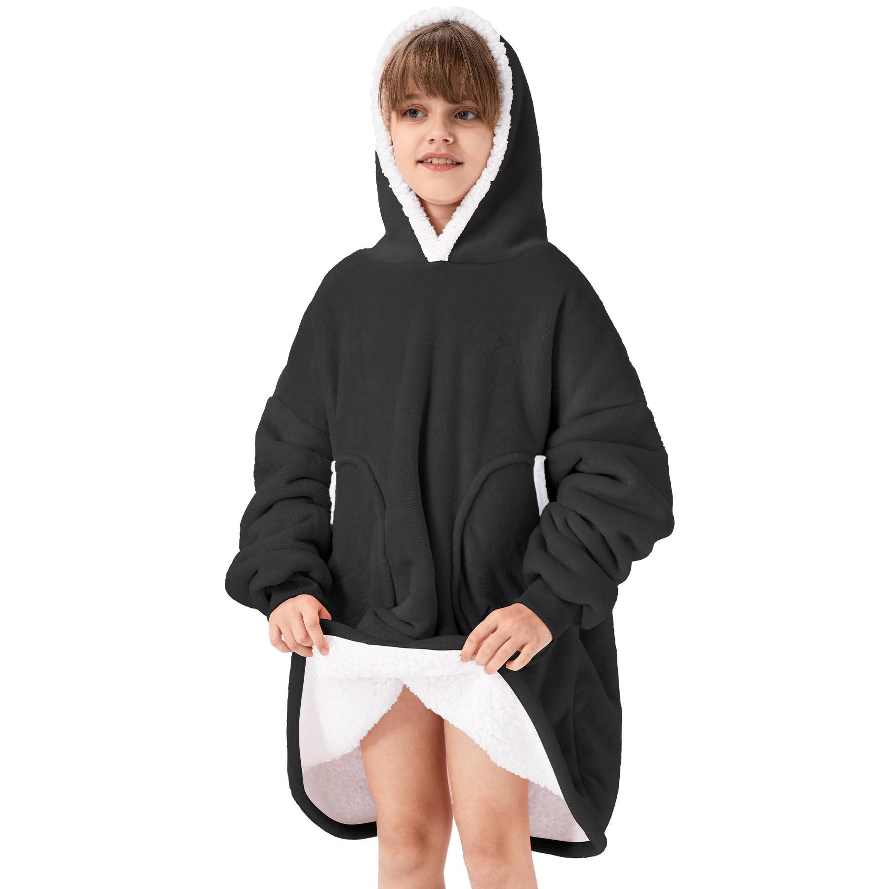 Zando Blanket Hoodie For Kids Cat Blanket Hoodie Wearable Blanket Kids Oversized Blanket Hoodie Sweatshirt Blanket Comfy Blanket