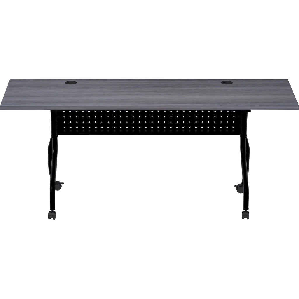 Lorell, LLR59488, Charcoal Flip Top Training Table, 1 Each