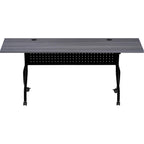 Lorell, LLR59488, Charcoal Flip Top Training Table, 1 Each