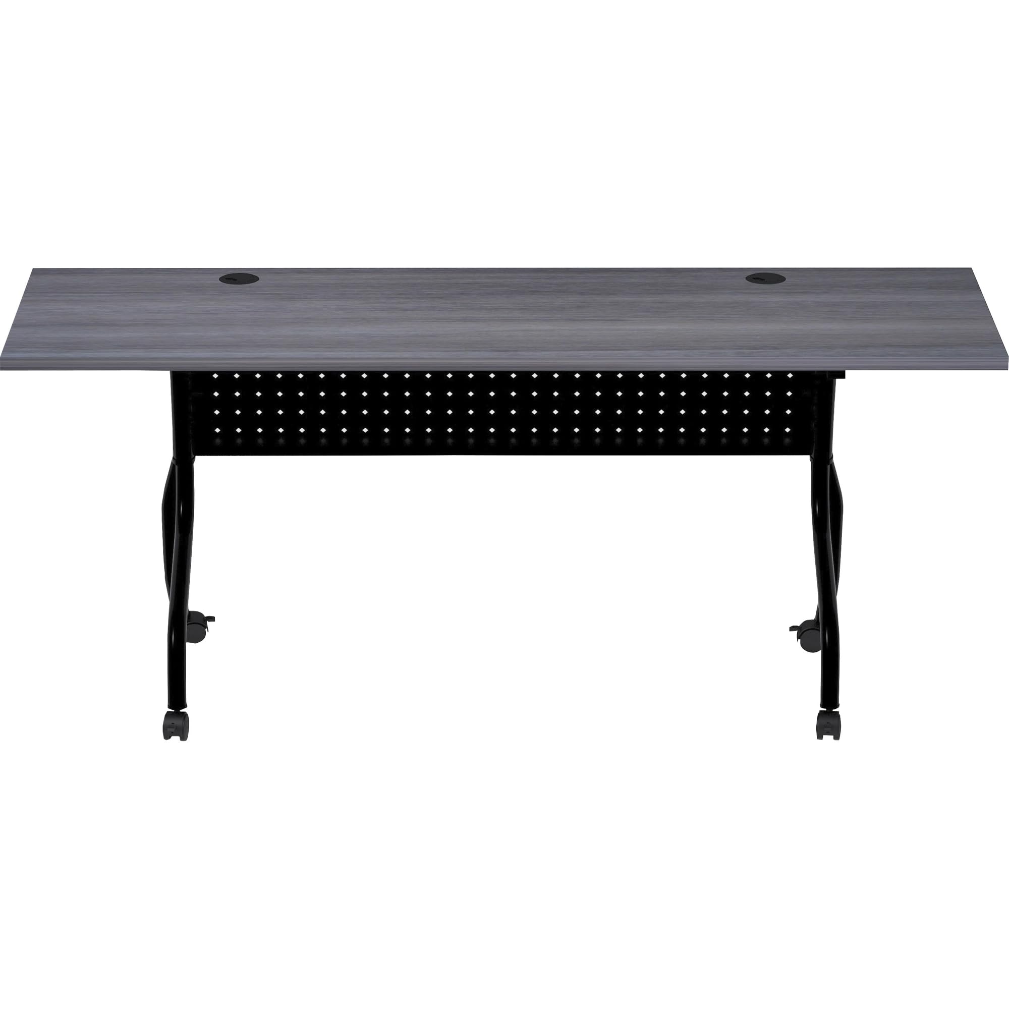 Lorell, LLR59488, Charcoal Flip Top Training Table, 1 Each