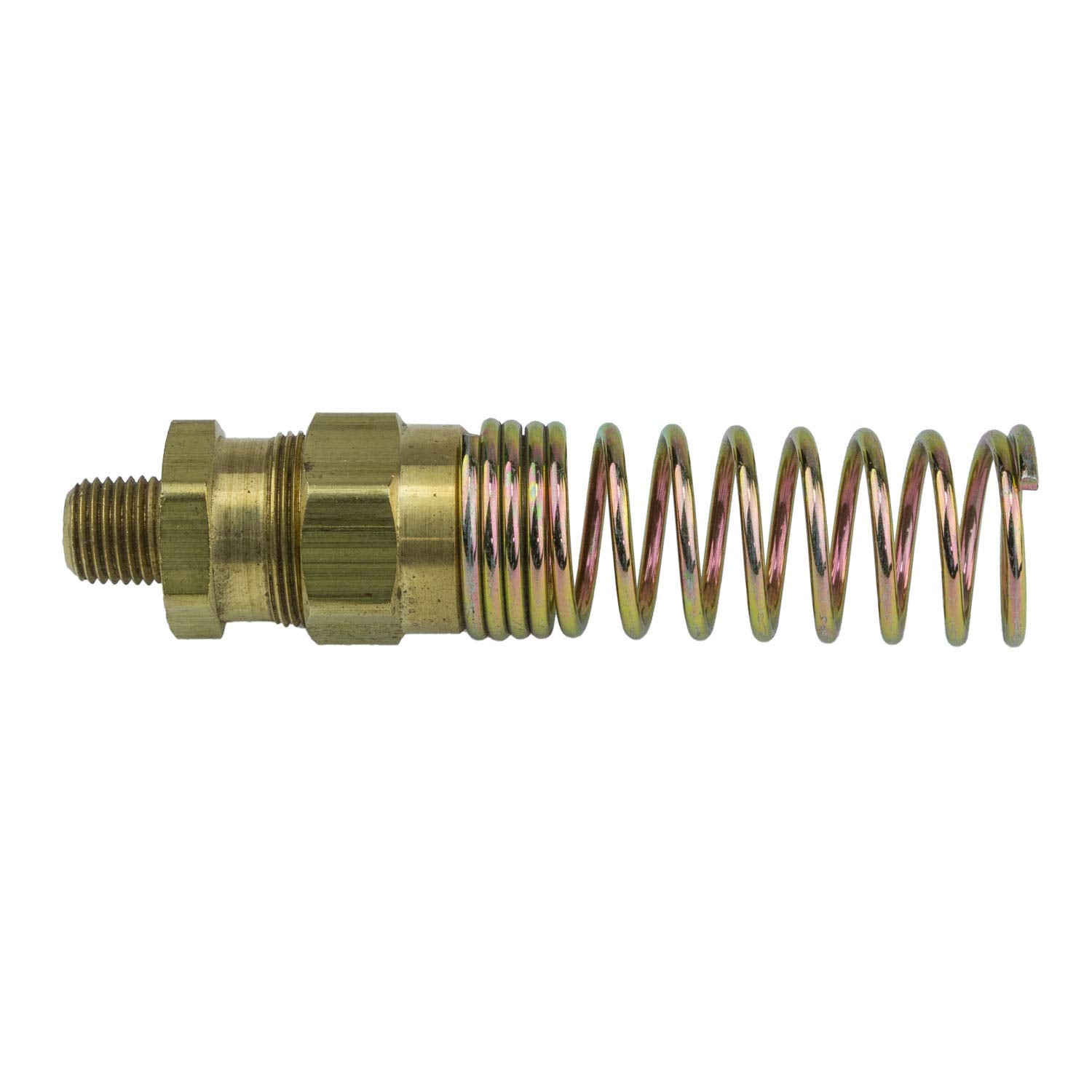 3/8' Air Hose Connector W/Spring Guard - 3/8'-18 Npt Male Thread