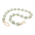 Melrose Bead Christmas Garlands - 45' - Green and White - Set of 2