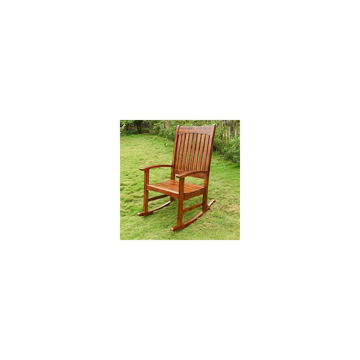 International Caravaninternational Caravan Highland Acacia Americana Rocking Chair