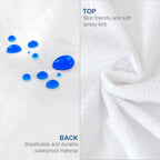 Queen Size Mattress Protector Zippered (11/12/13/14 Inchs), Ultra Soft Terry Surface, 6-Side Waterproof Mattress Protector Zippered, Durable Zipper, Noiseless, For Standard Mattress Size 60'' X 80''