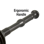 PlumbCraft Heavy Duty Toilet Plunger, Bellows Style, Black - Effortlessly Clears Stubborn Blockages