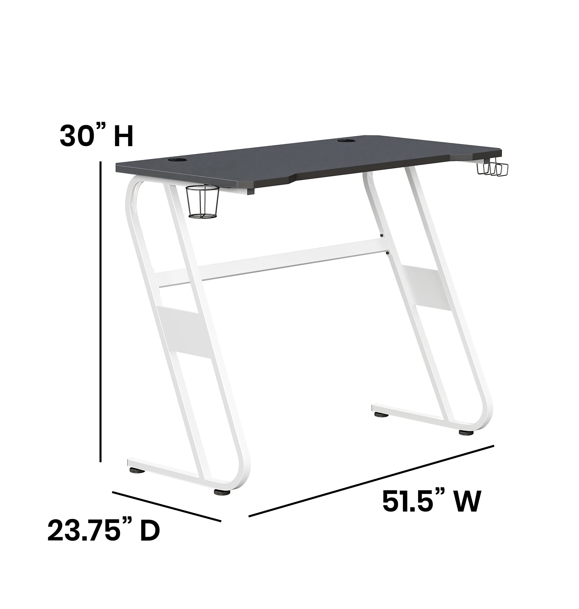 Flash Furniture Fisher Gaming Desk - Thumbnail 2