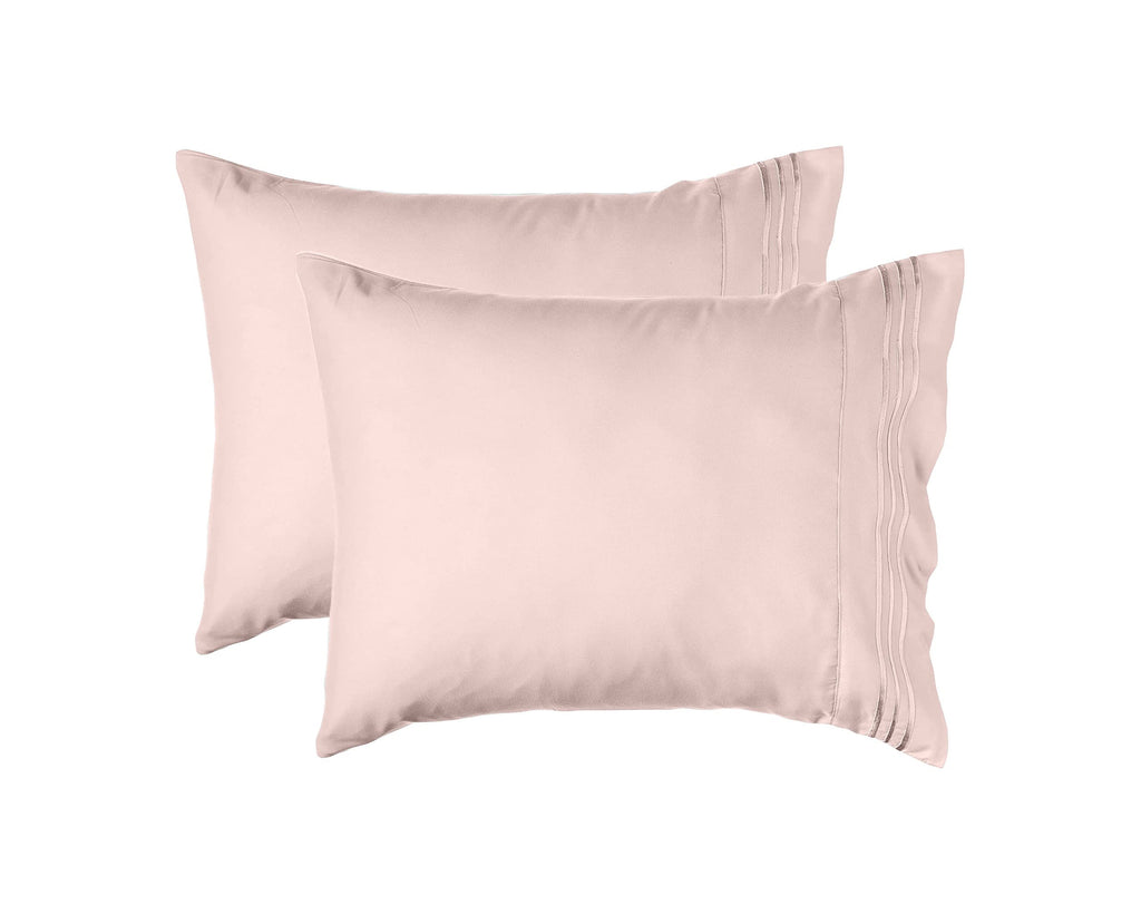 Elegant Comfort 4-Piece Smart Sheet Set - Luxury Soft 1500 Thread Count Egyptian Quality Microfiber, Wrinkle Resistant With Side