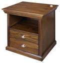 Casual Home Lincoln Nightstand Compartment, Concealment Furniture, Mocha