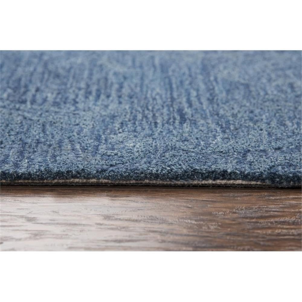 Rizzy Home Alora Decor Emerson 8' X 10' Damask Blue/Gray/Rust/Blue Hand-Tufted Area Rug