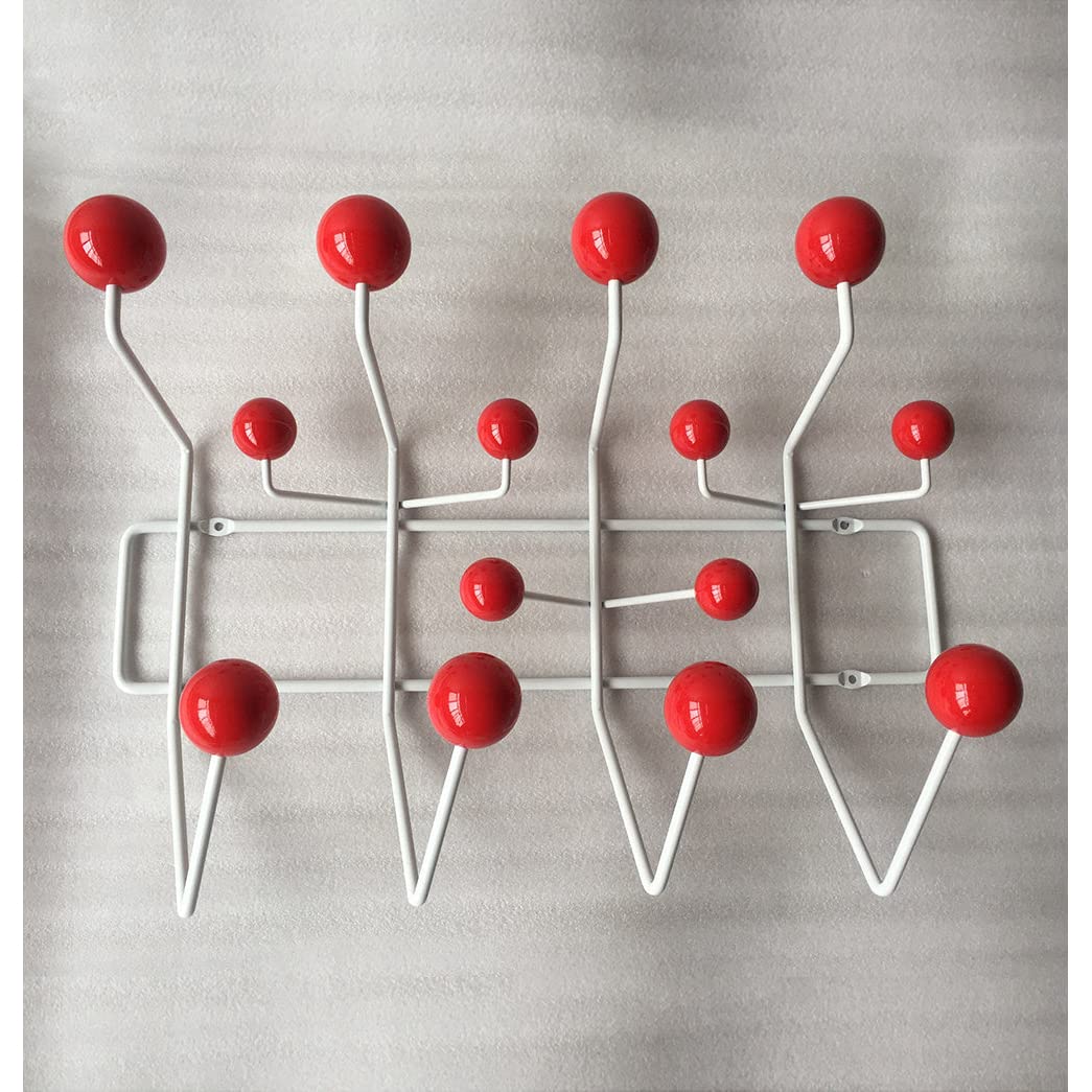 GFURN The Mid-Century Wall Coat Hanger - Red