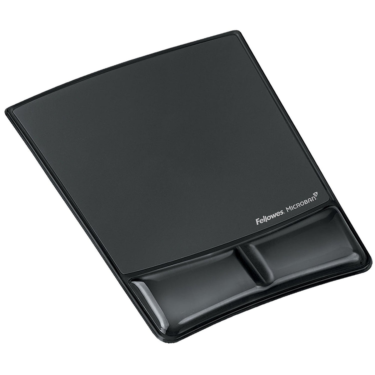 Gel Wrist Support W/Attached Mouse Pad, Black