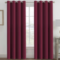 H.Versailtex Blackout Curtains For Bedroom 84 Inches Length Thermal Insulated Window Curtains For Living Room, Christmas Deals C
