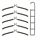 Afkfkr Anti Slip Hanger Set With Multiple Layers Of Stackable Storage Racks