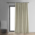 Hpd Half Price Drapes Signature Velvet Thermal Blackout Curtains For Living Room 96 Inch Long (1 Panel) Rod Pocket Insulated Blackout Curtains For Bedroom Window Curtains, 100W X 96L, Cool Beige
