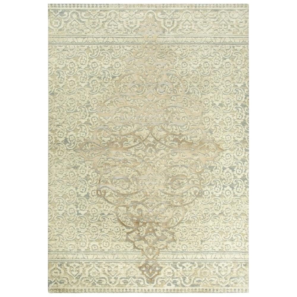 Rizzy Home Alora Decor Essential 5' X 8' Medallion/Scroll Beige/Ivory Hybrid Area Rug