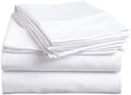 100% Egyptian Cotton 500 Thread Count White Solid Zipper Closure 3-Piece Duvet Cover Queen Size.