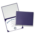 Yiioss Diploma Cover 8.5'X 11' Diploma Holder Padded Graduation Certificate Holders Certificate Covers Smooth Leather,Purple