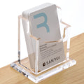 Sanrui Acrylic Business Card Holder For Desk,Vertical Business Card Display Clear Business Card Organizer
