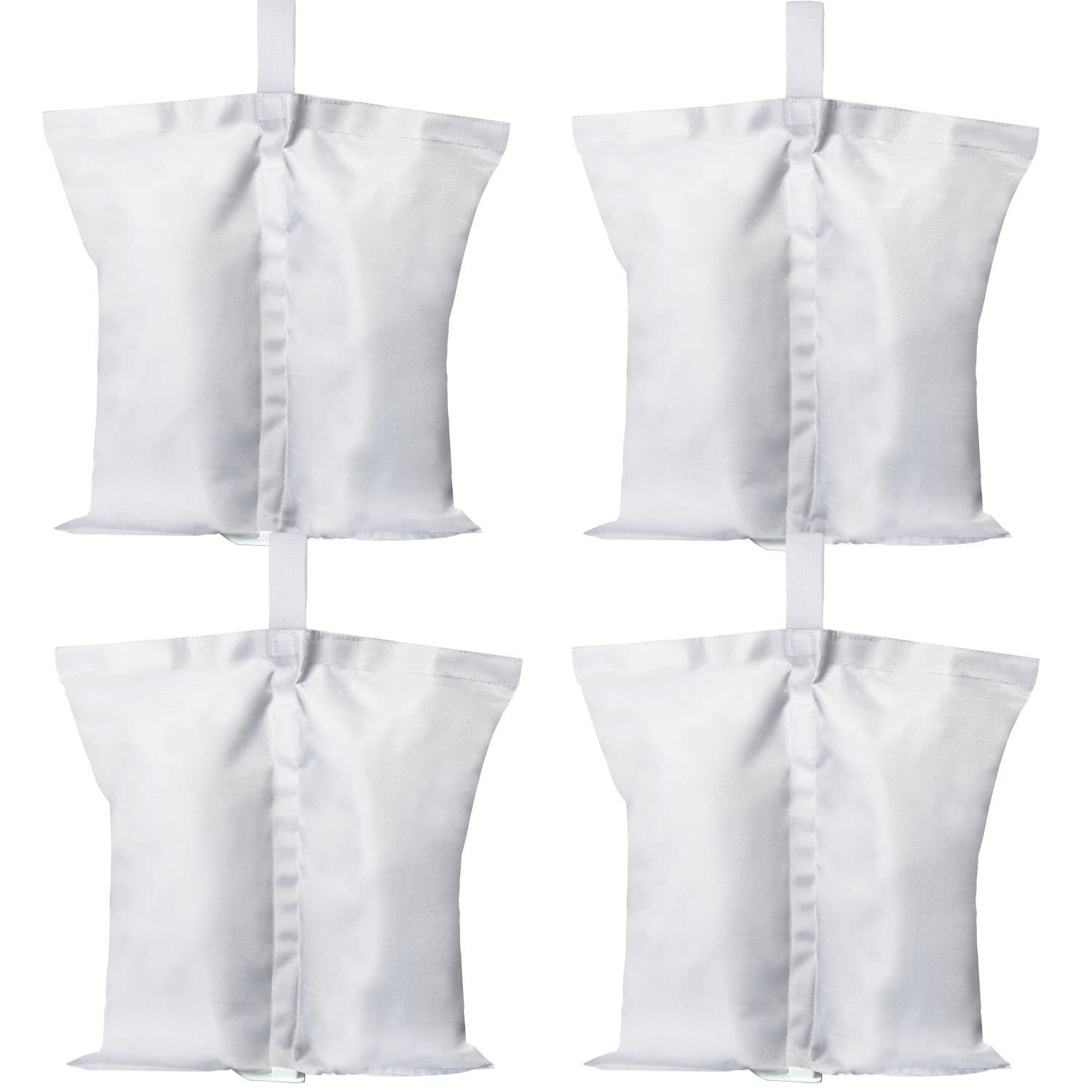 Abccanopy Canopy Weights 150Lbs Tent Sand Bags,4Pcs-Pack (White)