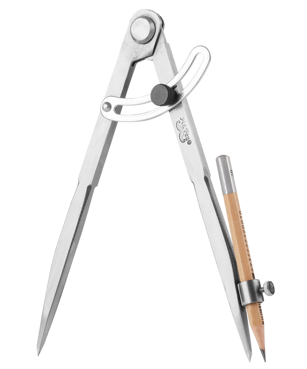 Mr. Pen- Professional Compass For Woodworking, 8 Inch Compass With Wing, Large Compass For Geometry, Compass Drawing Tool, Woodw