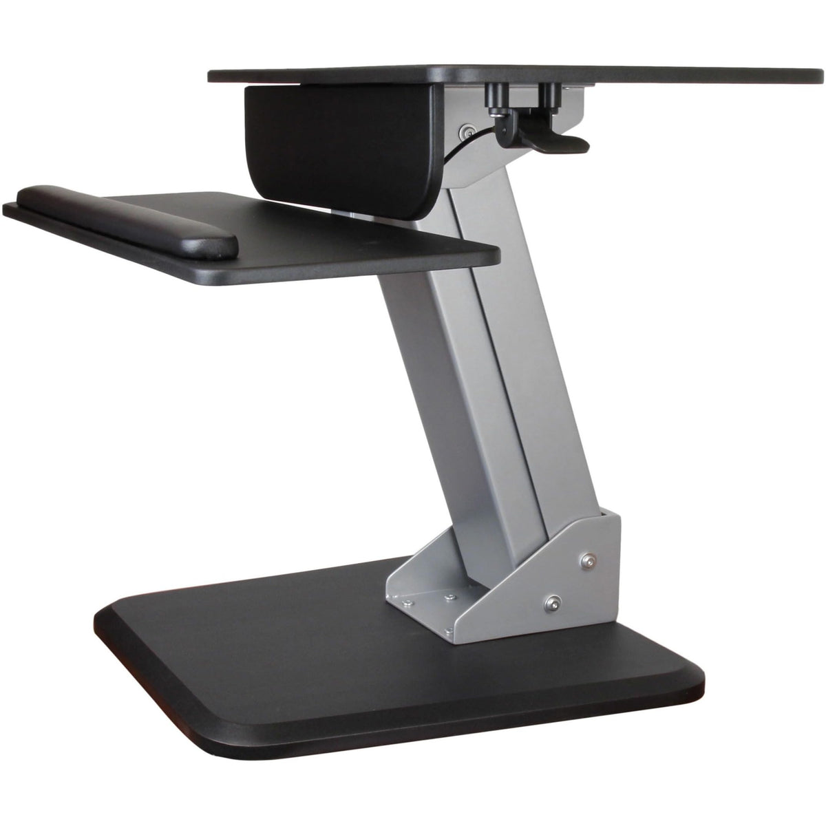 Startech.Com Height Adjustable Standing Desk Converter - Sit Stand Desk With One-Finger Adjustment - Ergonomic Desk (Armsts),Bla