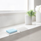 Anwenk Soap Dish Shower Waterfall Soap Tray Soap Saver Soap Holder Drainer For Shower/Bathroom/Kitchen/Counter Top,Keep Soap Bar
