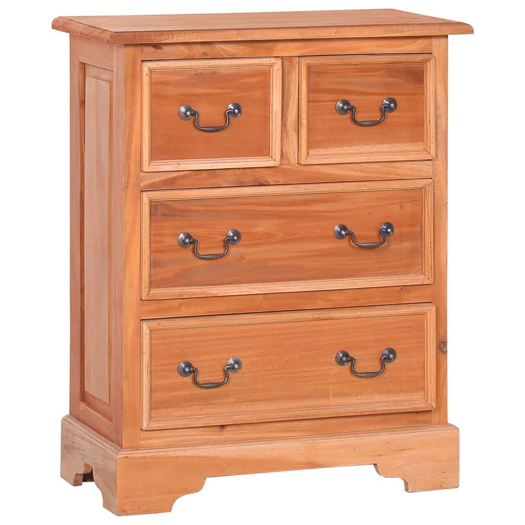 Vidaxl Chest Of Drawers Solid Mahogany Wood