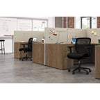 HON Verse Panel , 60"H x 24"W , Light Gray Finish , Gray Fabric