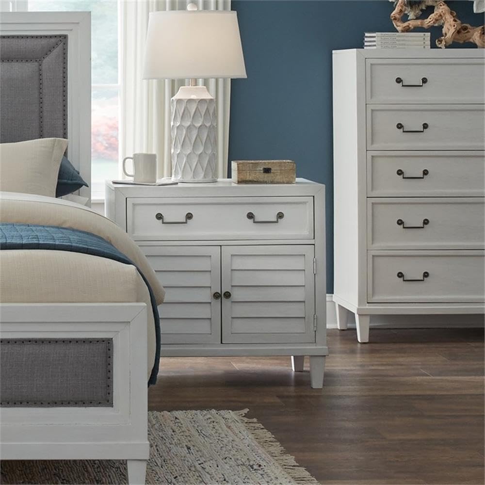 American Woodcrafters Dunescape 2-Door Cabinet Style Nightstand