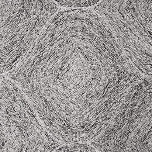 Rizzy Home Alora Decor London 5' X 8' Trellis Gray/Gray/Rust/Blue Hand-Tufted Area Rug