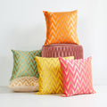 Home Centre Corsica Multicolour Brocade Chevron Printed Cushion Cover  30X30Cm  Set Of 5