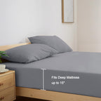 Springspirit Split Top King Sheets Sets For Adjustable Bed, 4 Piece Bed Sheets Set Deep Pockets, Extra Soft And Breathable Beddi