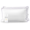 Queen Anne Luxury Hotel Pillows - Two Pack (2) - Majesty Down - Synthetic Down Alternative - Allergy Free Hypoallergenic Bed Pil