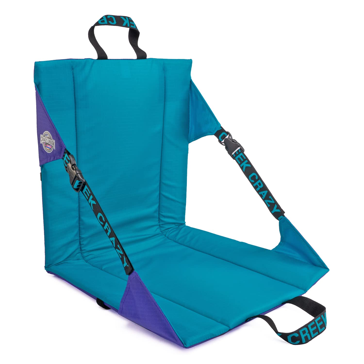 Crazy Creek Original Chair Perfect for Stadium Seats, Camping, Hiking & More, Comfort on All Terrains, Adjustable Straps, Lightw